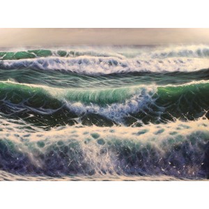 Adnan Ahmed, 36 x 48 inch, Acrylics on Canvas, Seascape Painting, AC-ADN-009